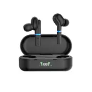P30 Wireless Bluetooth 5.0 TWS Digital Sports In-Ear Stereo Music Headphones For Huawei P30- Black