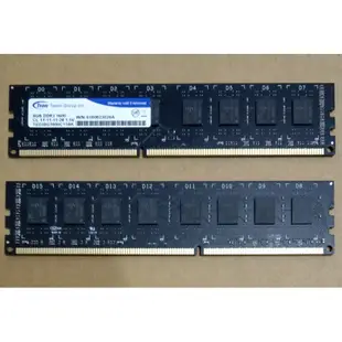 十銓 Team DDR3 1600 8G 記憶體 - 原廠終生保固