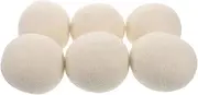 GRADENEVE Wool Ball Set 6 Pack Static Free Fabric Softener Tangle Preventer Laundry Helper for Washers