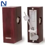 日本製造 NIKKO MINI 手工木製節拍器 發條機械式節拍器 傳統節拍器 迷你節拍器 鋼琴 酒紅色