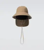 [Loro Piana] Loro Piana Wool-blend technical bucket hat S beige