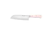 Wusthof Classic Santoku with Hollow Edge Knife 17cm Pink Himalayan Salt