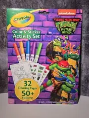 Crayola Teenage Mutant Ninja Turtles Coloring/Sticker Activity Set Markers (160)
