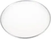ifundom Drum Kit Replacement Drum Head Skin Drum Cover Jazz Drum Part Percussion Part Replacement Drum Player Jazz Drum Head Pet Film Head Drumhead Polyester White