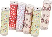 KOMBIUDA 6Pcs Kaleidoscope Making Kit Educational for Creativity Imagination Safe Material for Parent Interaction Random Colors