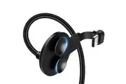 Mcdodo USB To Type-C Gaming Cable QC 4.0 PD Charger Data Cord LED Light Fast Charging For Samsung Huawei - 2M (Black)