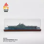 1:700 MILVIC USS ENTERPRISE CV-6 BATTLE OF MIDWAY 1942 Warship Diecast Model