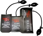 3Pcs Air Wedge Bag Pump Professional Leveling Kit & Alignment Tool Inflatable Shim Bag, 3 Sizes (Small, Medium, Large) for All of Your Individual Needs