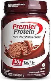 Premier Protein Whey Protein Powder, Chocolate, (17 Servings)