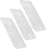 VALICLUD 5 Sets Invisible Gel Heel Grips of Clear Cushion Inserts for Loose Shoes Flexible Placement for Sandals Flats High Heels Comfortable Protection Against Rubbing Blisters