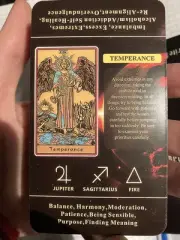 SALE!!! Tarot With Keywords Cards Deck Beginner Oracle. One Free Reading