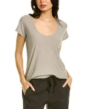 James Perse Deep V-Neck T-Shirt