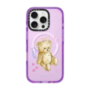 iPhone 16 Pro Impact Case MagSafe Compatible Angel Teddy Bear
