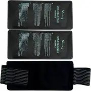 Gel Ice Packs for Injuries Reusable 2 Packs 28 x 13 cm Hot and Cold Compress wi