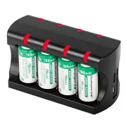 RCR123A 8 Slot Battery Charger 3.7V Arlo Battery Charger Adapter Fast Charger A