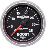 Auto Meter 3604 Sport-Comp II Mechanical Boost Gauge