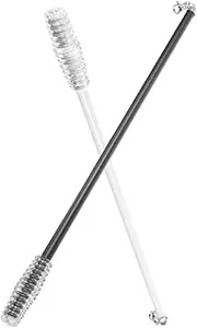ifundom 2Pcs Curtain Pull Rod Drapery Opener Wand for Vertical Blinds Stylish Home Office Use Durable Design and Easy Manual Sliding Operation