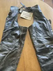 Harley Davidson Motorcycle Leather Chaps Medium