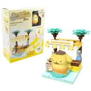 YuMe Blocks Hello Kitty and Friends Summer Wunderland Mini Series Pompompurin Juice Bar