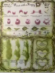 Tole Technique Laminated Sheet: Paint wit A Happy Heart by Jamie Mills Price