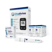 Reliable Diathrive Blood Sugar Test Kit & Blood Glucose Monitoring System â€“ 4