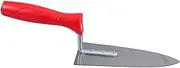 OSALADI Flooring Grout Tiling Tool Plastering Skimming Trowel Brick Trowel Putty Cutter Bricklaying High Lift Design Red Plastic Handle