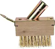 Toddmomy Durable Weeding Brush with Wire for Efficient Moss and Grass Removal Crevice Tool for Gardens Compatible with Standard Broom Handles