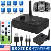 Bluetooth 5.4 Audio Receiver Transmitter USB AUX RCA TF Card Stereo HIFI Adapter