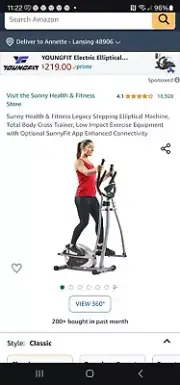 magnetic elliptical bike