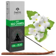 Simply Vedic Green Nag Champa Incense 135 Sticks
