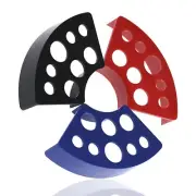 SOTICA Tattoo Ink Cups Holder,3PCS Ink Caps Stand 8 Holes Ink Cups Stand Pigm...