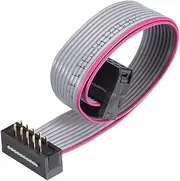 XYWHPGV IDC Wire Flat Cable FC/FD Connector A-Type 10Pins 2.54mm Pitch 0.2m Length Gray(e7f50 bcdd5 5be22 b5011 d7209 129e5