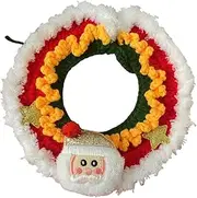 Yajuyi Festive Cat and Dog Neckwear for Christmas Events, Santa Claus M