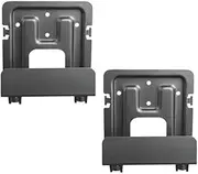 Mount Plus MP-APM-06-01 2 Pack Streaming Media Player Wall Mounting Bracket for Most Small Devices Up to 11 lbs. - Apple TV, Roku, Fire TV, Sonos Port (2 Pack Narrow)