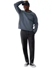 [American Eagle] Flex Linen-Blend Pull-On Athletic Fit Easy Pant in Washed Black
