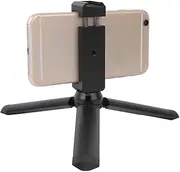 Mini Desktop Tripod,Portable Metal Tripod, Multi-Function Tabletop Stand Compact Tripod with Mobile Phone Clip,Travel Tripods Stabilizer for Mobile Phone Selfie