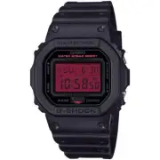 CASIO G-SHOCK BLACK AND BOLD RED DW-5600BBR-1JF