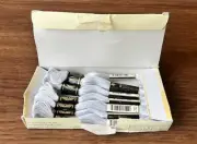 Vintage DMC Mouline Special 25 Cotton Floss Thread 12 pcs Art. 117 Pale Grey 762