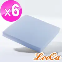 在飛比找momo購物網優惠-【團購組】LooCa吸濕排汗釋壓座墊6入(共4色)