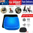 Gel Seat Cushion Breathable Honeycomb for Pressure Relief Back Tailbone Pain AU