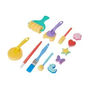 12 Piece Sponge Brush and Stamp Set