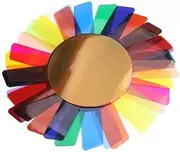 Selens Flash Gels Lighting - Filter Color Correction Sheets for Transparent Effects | Flashes Gel Light Photography Combination Kit | Durable Flexible Film for Studio Equipment