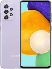 [Samsung] Galaxy A52 Dual-SIM 128GB + 6GB RAM Factory Unlocked 5G Android Smartphone (Violet) - International Version