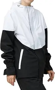[KDOQ] Waterproof Rain Jacket Waterproof Rain Suit (Jacket + Trousers) Breathable Hooded Windproof Rain Coat Unisex Portable Cycling Rain Gear Outdoor Lightweight Rainwear (Color : B, Size : XL)
