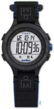 Timex TW5M64100 Men's Digital Ironman T200 42mm Black FastWrap Strap Watch