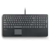PERIBOARD-534 US, Wired Compact USB Keyboard with Touchpad - X Type Scissor K...