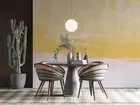 3D Watercolor Yellow Graffiti Wallpaper Wall Murals Removable Wallpaper 1
