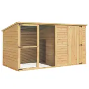 i.Pet 228x114x119cm Dog Kennel Pet Shack Large