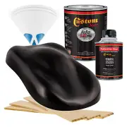 HOT ROD FLATZ Phantom Black Pearl Quart Kit URETHANE Flat Auto Car Paint Kit