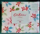 Cath Kidston London CHRISTMAS HOLLY Queen Size Sheet Set Crisp Percale Cotton